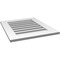 Ekena Millwork Vertical Surface Mount PVC Gable Vent: Functional, w/ 3-1/2"W x 1"P Standard Frame, 22"W x 26"H GVPVE22X2601SF - alternate 2